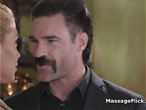 yam-sized tit masseurs treating porno mustache s sausage